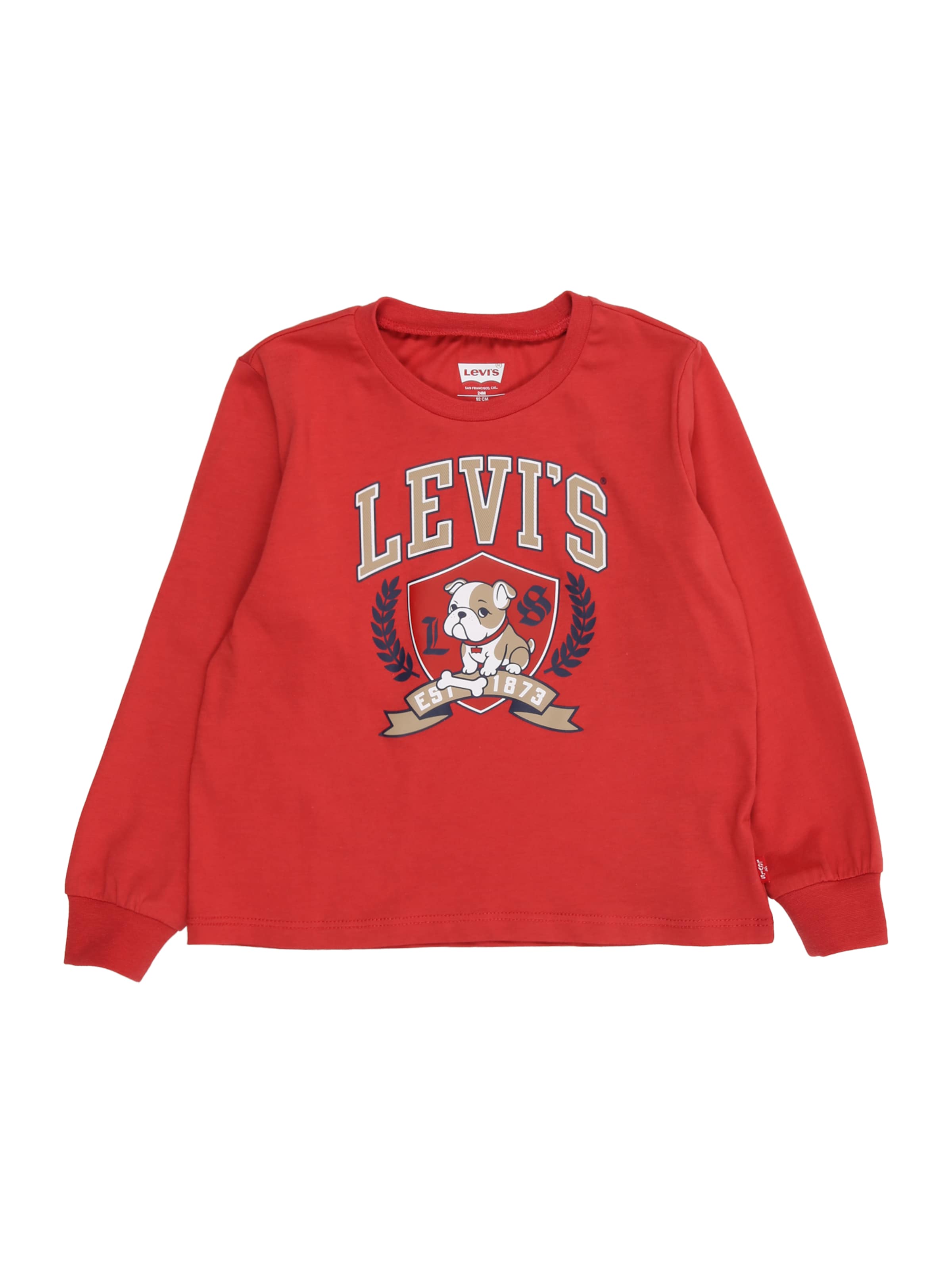 Levi's Kids Majica 'BULLDOG' | rdeča barva: sprednja stran
