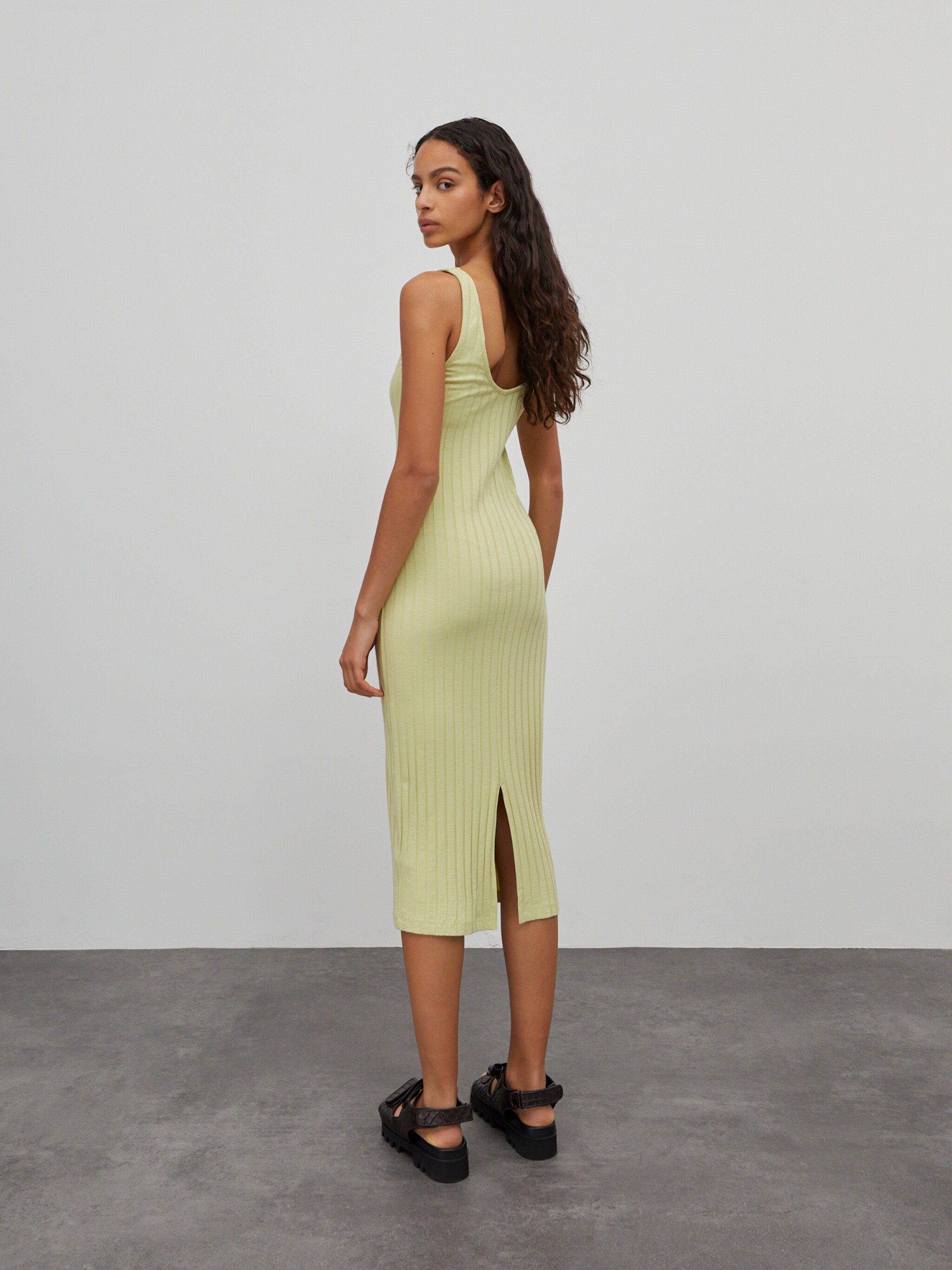 EDITED Producten Jurk 'Shenay' Groen