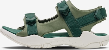 Hummel Sandals in Green: front