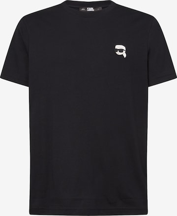 T-Shirt Karl Lagerfeld en noir : devant