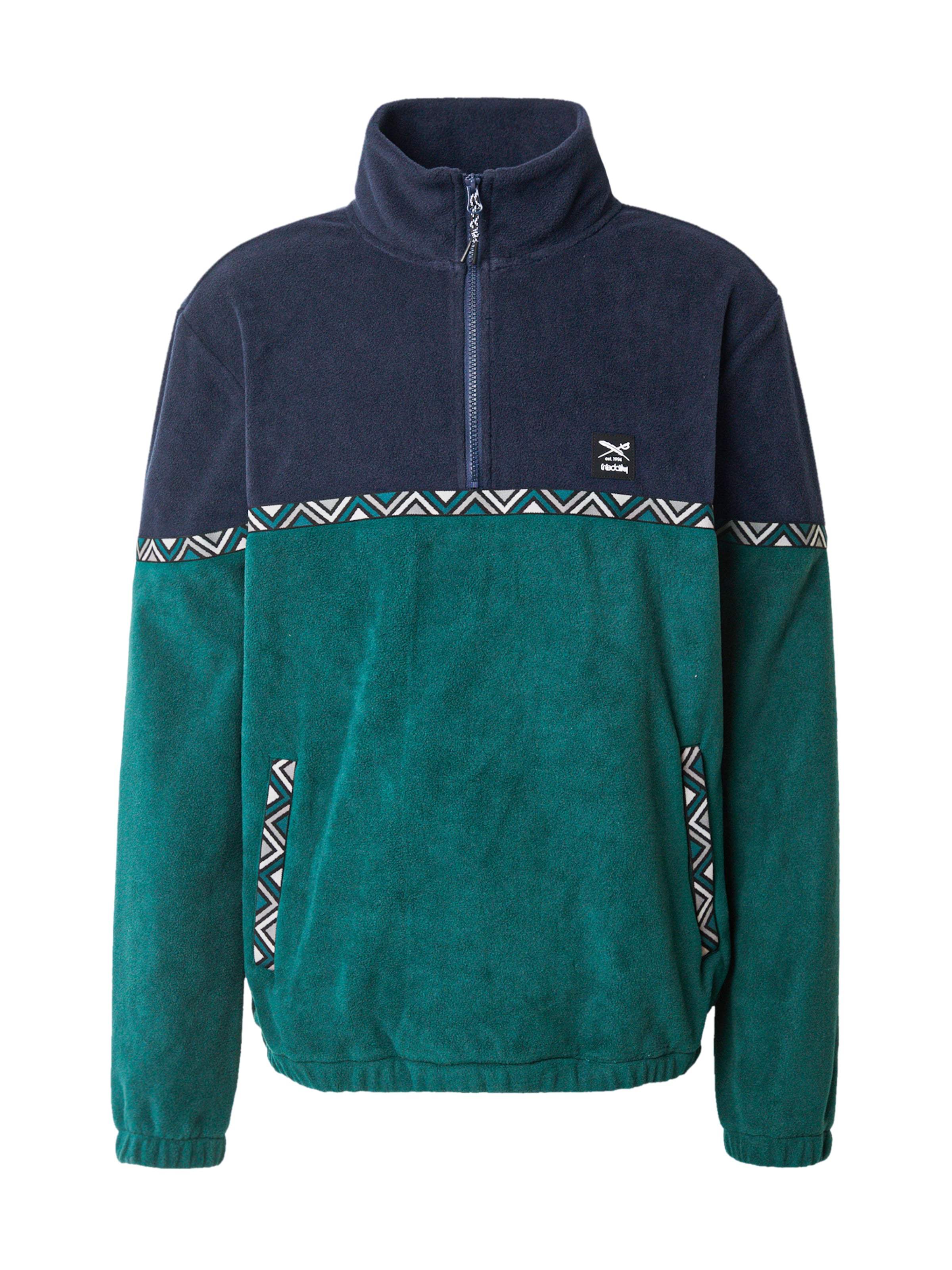 Coupe regular Pull-over 'Monte Noe' Iriedaily en bleu : devant