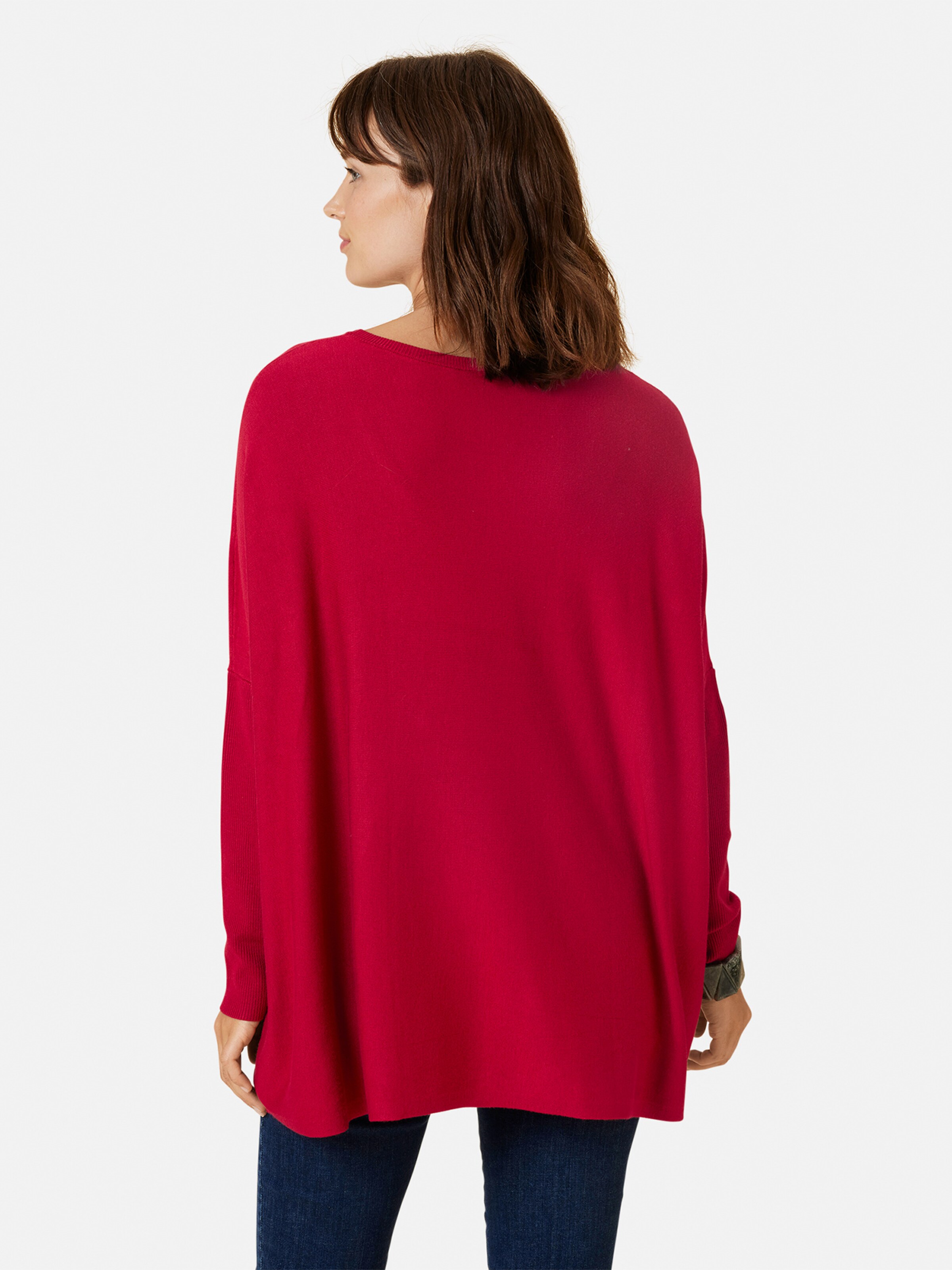 Grandes tailles Pull-over Fanasi Masai en Rouge 