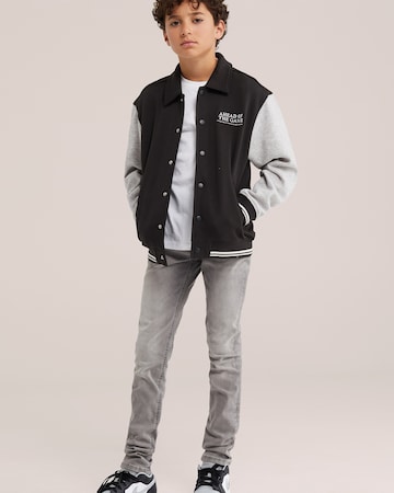 WE Fashion - Slimfit Vaquero en gris