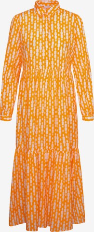 Robe-chemise 'Schwarze Rose' SEIDENSTICKER en orange : devant