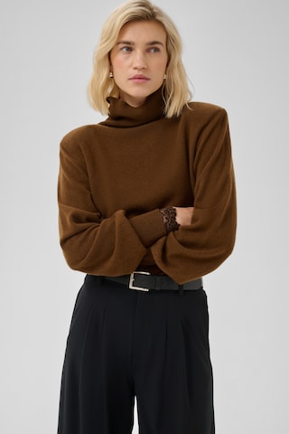 My Essential Wardrobe Sweter w kolorze brązowy