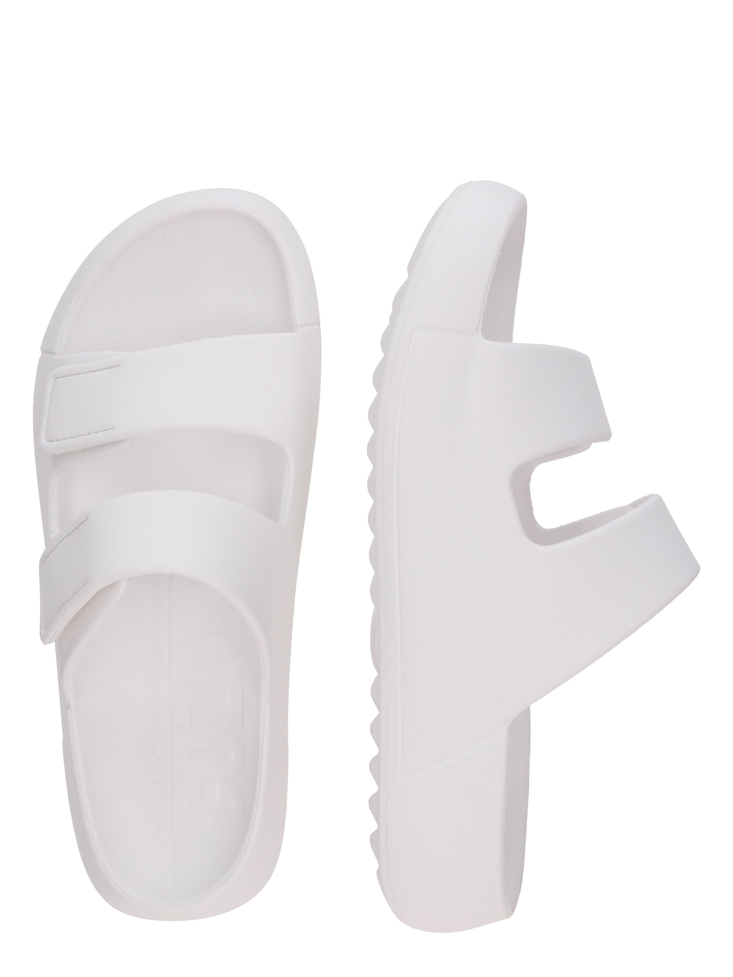 balts ECCO Ādas čības 'COZMO E'