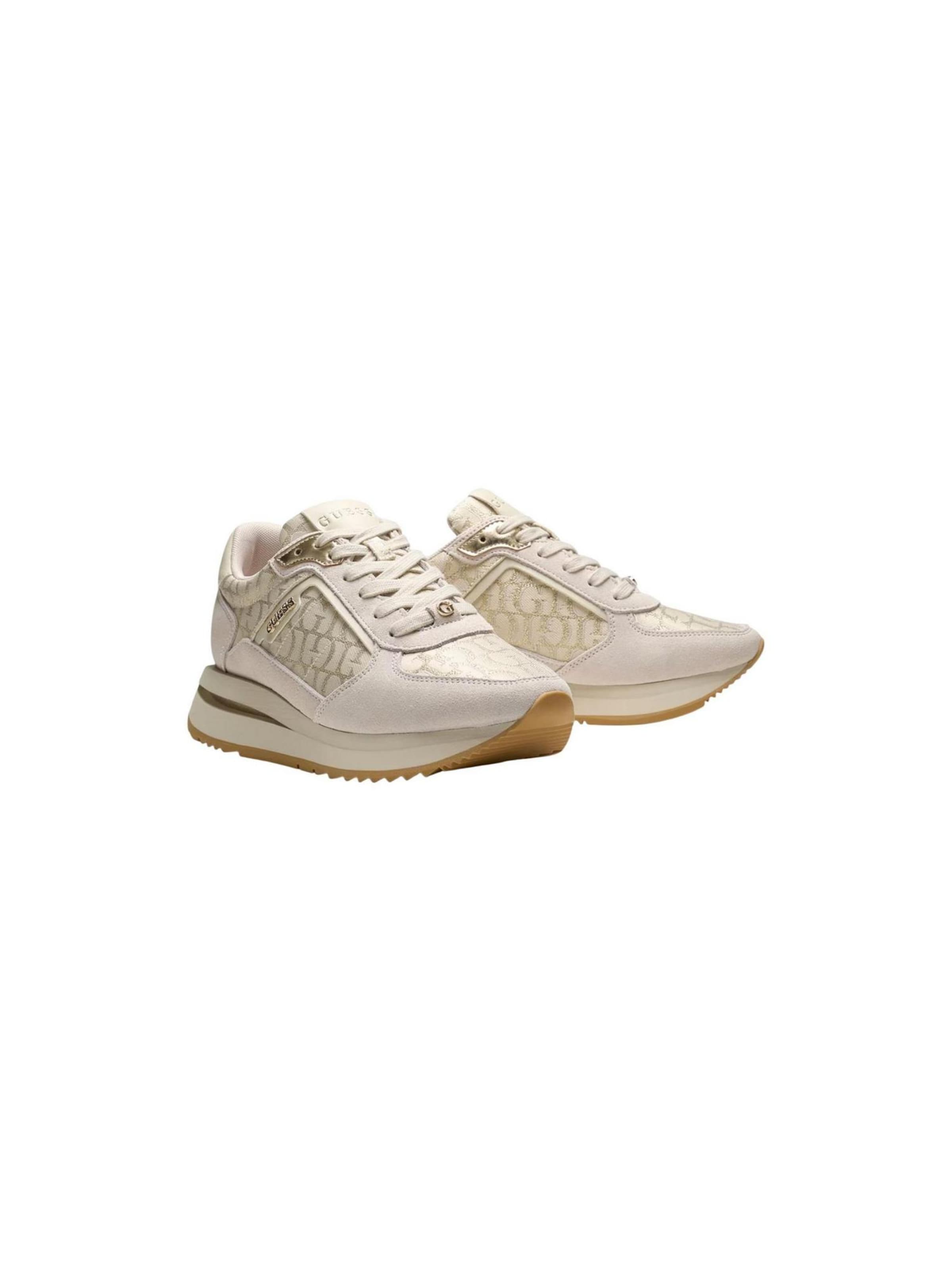 Baskets basses 'ENERGY5 FLTEG5 LEA12' GUESS en beige