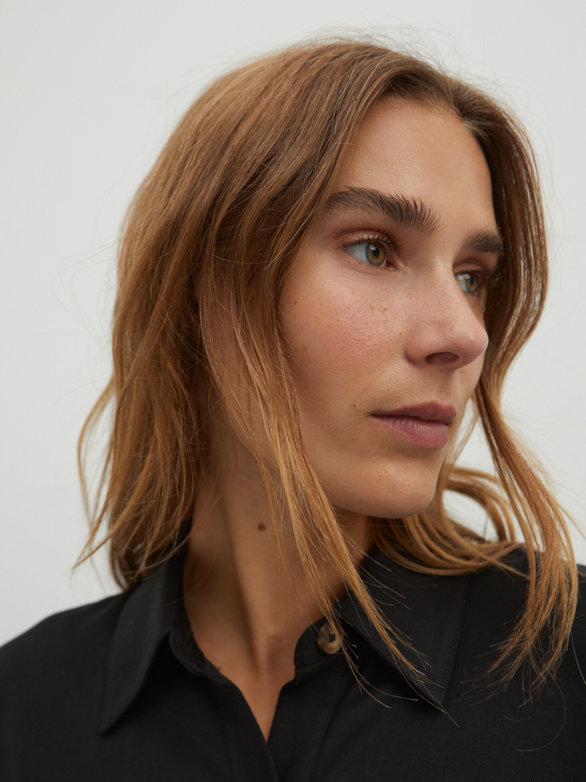 EDITED Productos Vestido camisero 'Florentine' negro