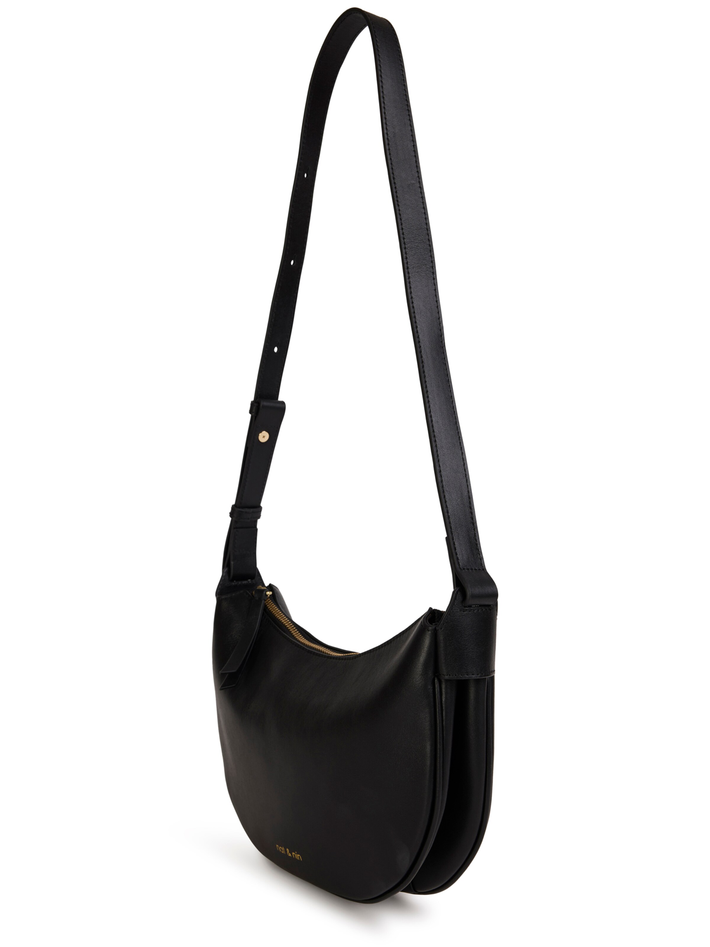 Nat&Nin Чанта с презрамки ' LUNE ' в черно