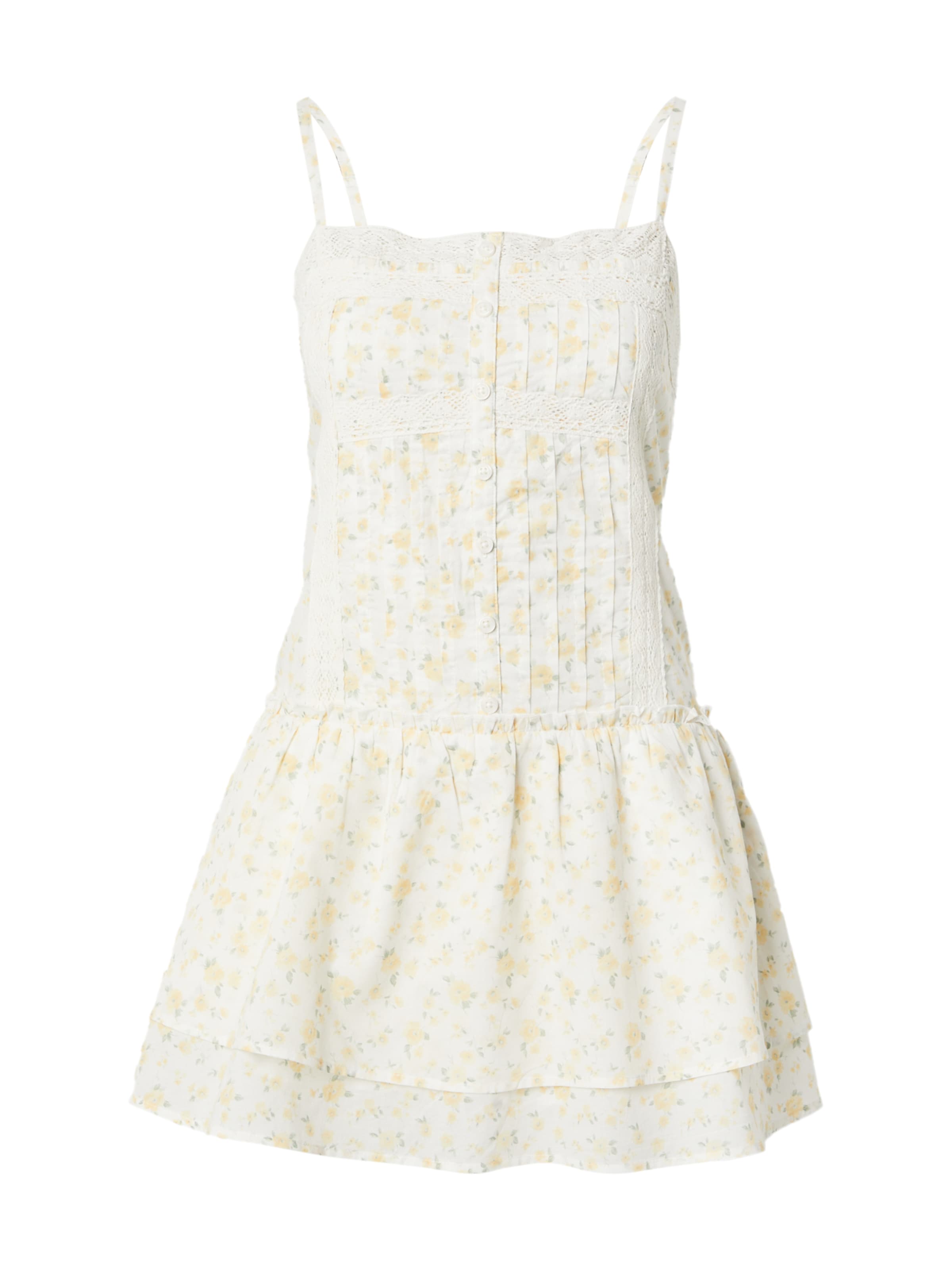 HOLLISTER - Vestido 'Heritage' en blanco: frente
