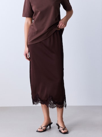 Next Skirt in Brown: front