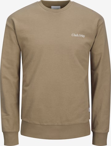 JACK & JONES Sweatshirt 'JJEBradley' in Braun: Vorderseite