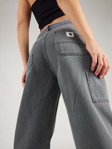 Carhartt WIP Loosefit Jeans 'Pierce' in Schwarz