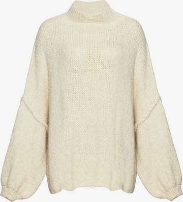 Lilavie Strickpullover ' Maraa ' in Beige: Vorderseite