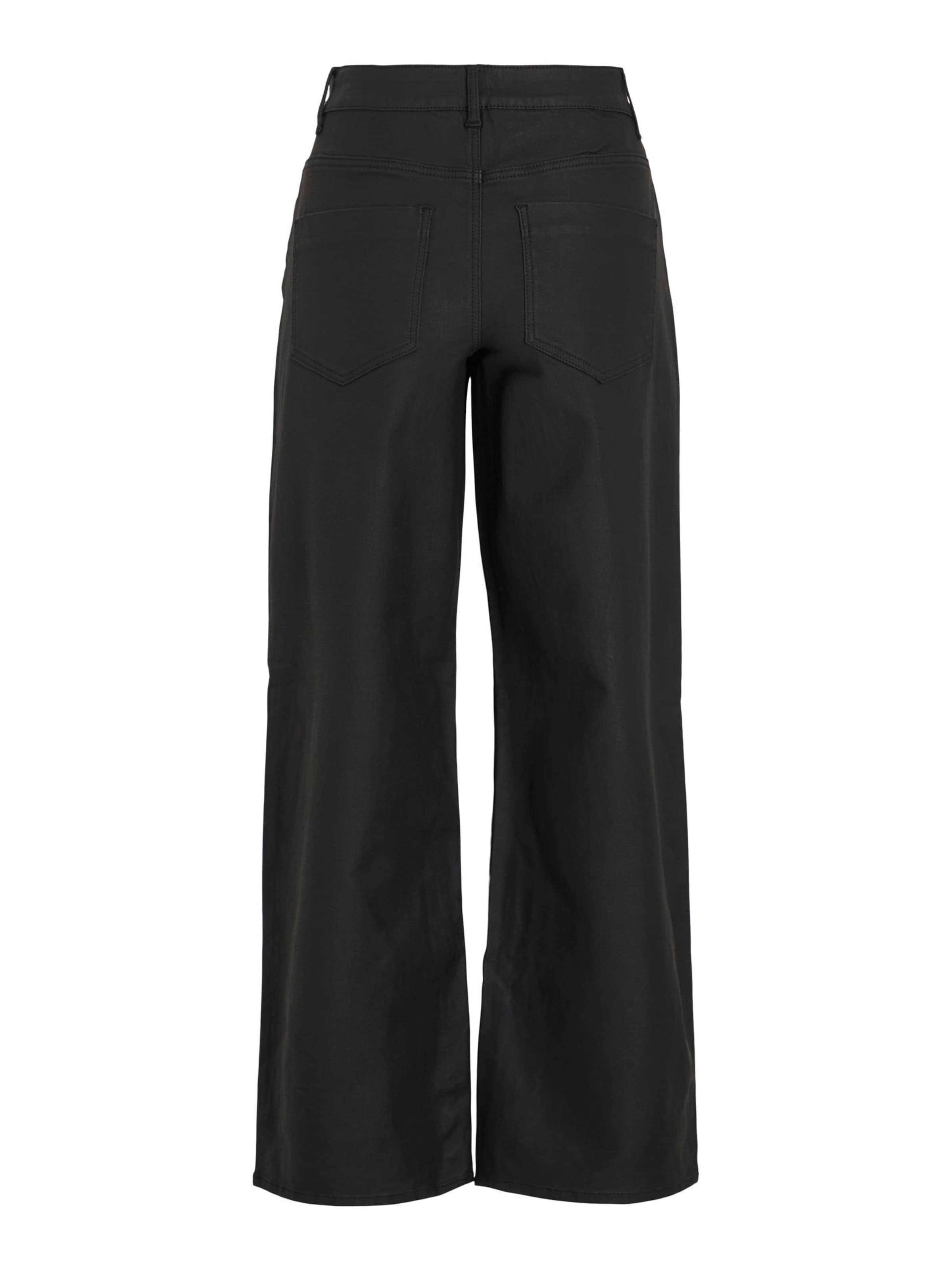 VILA Wide Leg Jeans 'VIFreya' i sort