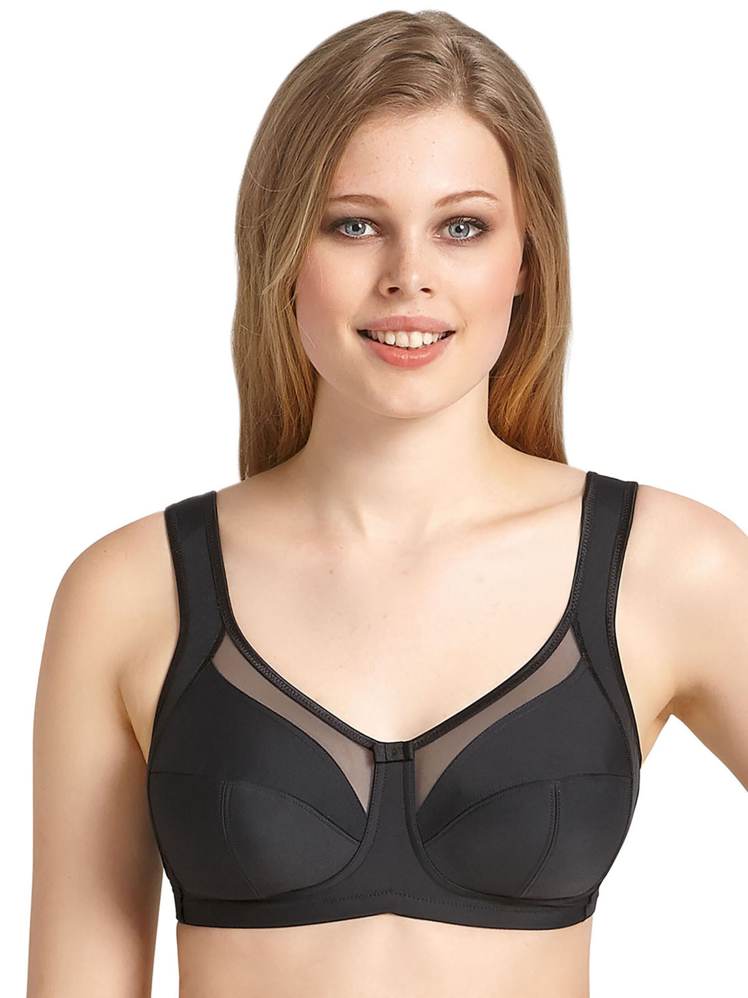 ANITA Minimizer BH 'Clara'‌ in Schwarz: Vorderseite