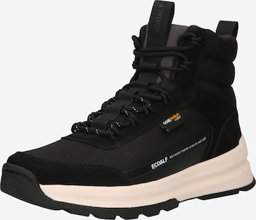 ECOALF Boots med snörning 'TIETARALF' i svart: framsida