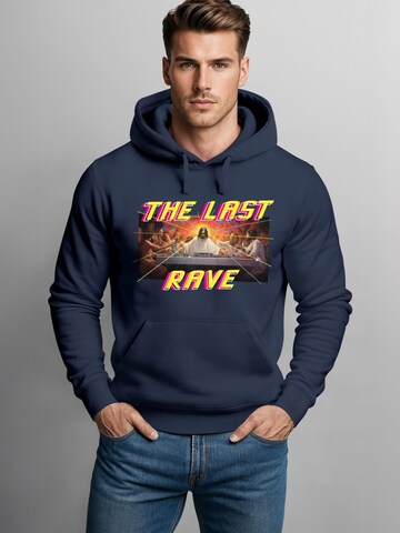 Neverless Sweatshirt 'The Last Rave' in Blue