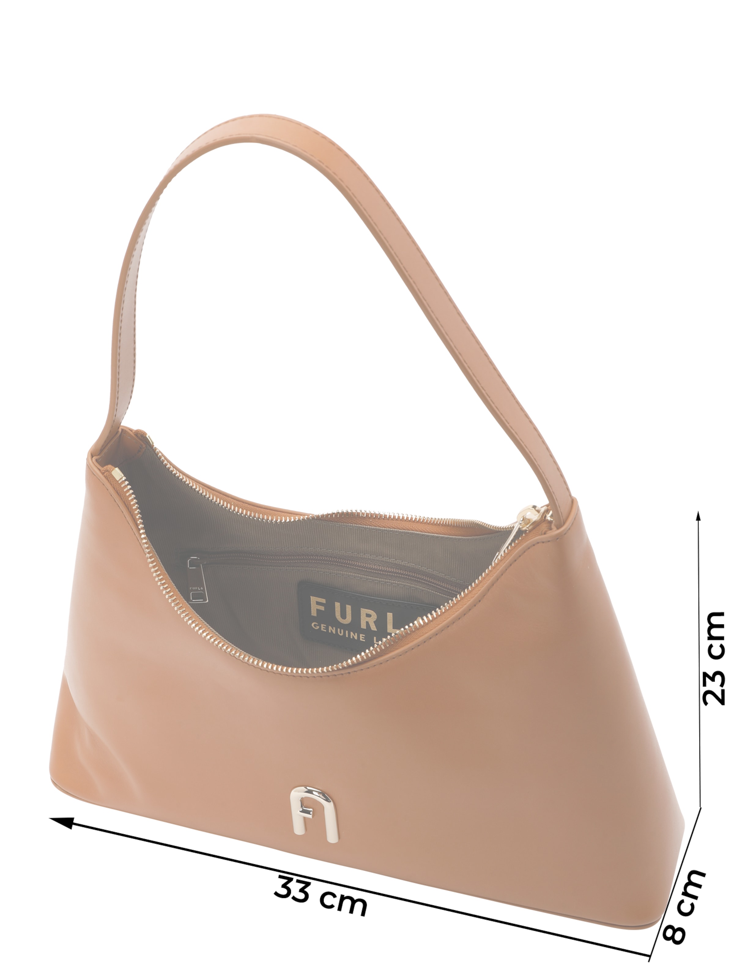 FURLA Наплечная сумка 'Diamante S' в Коричневый