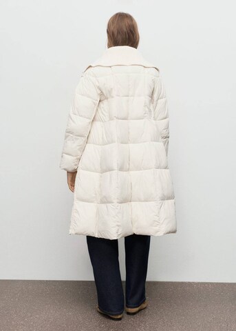 MANGO Winter Coat in White