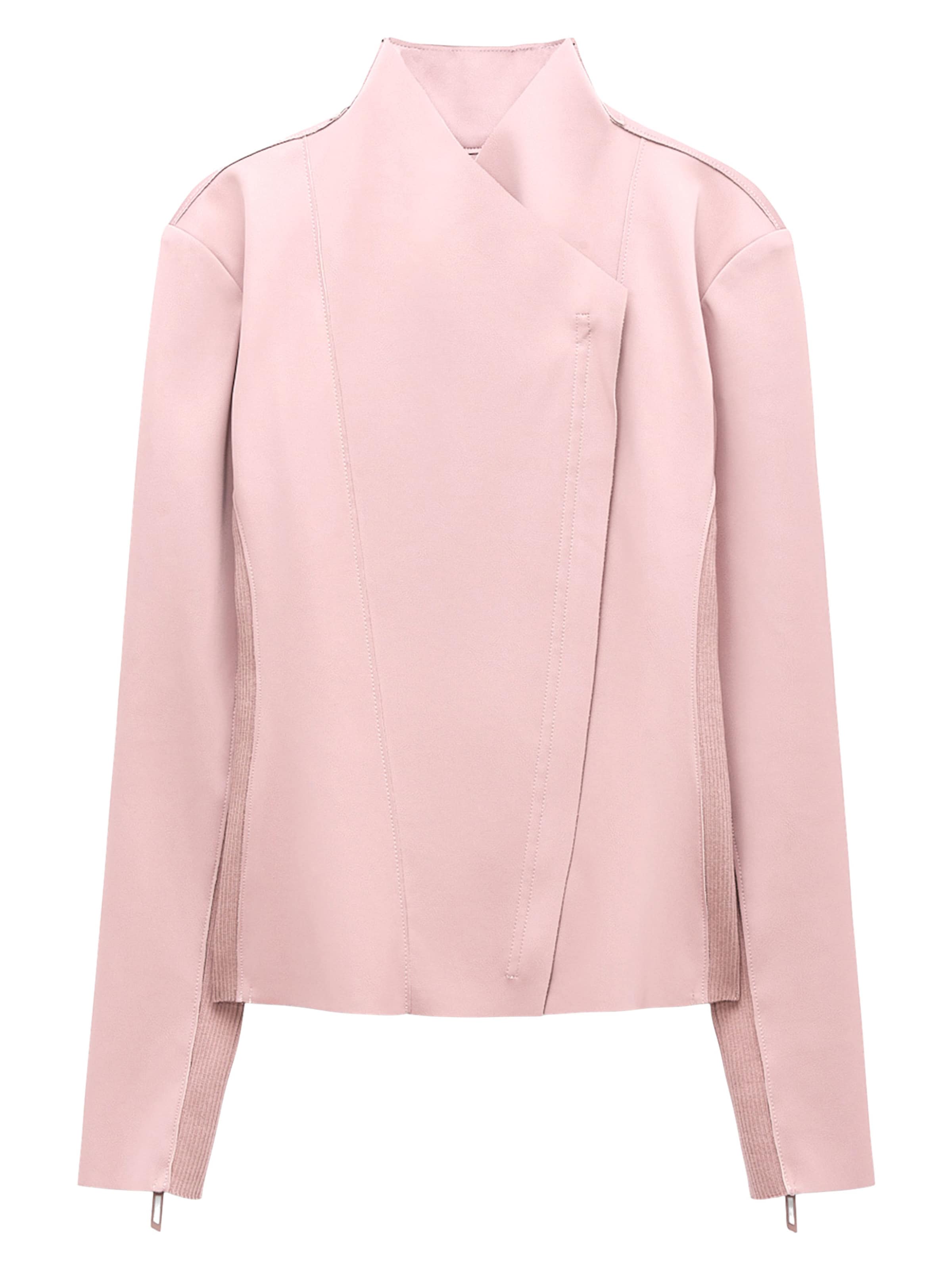 Adolfo Dominguez - Chaqueta de entretiempo en rosa: frente