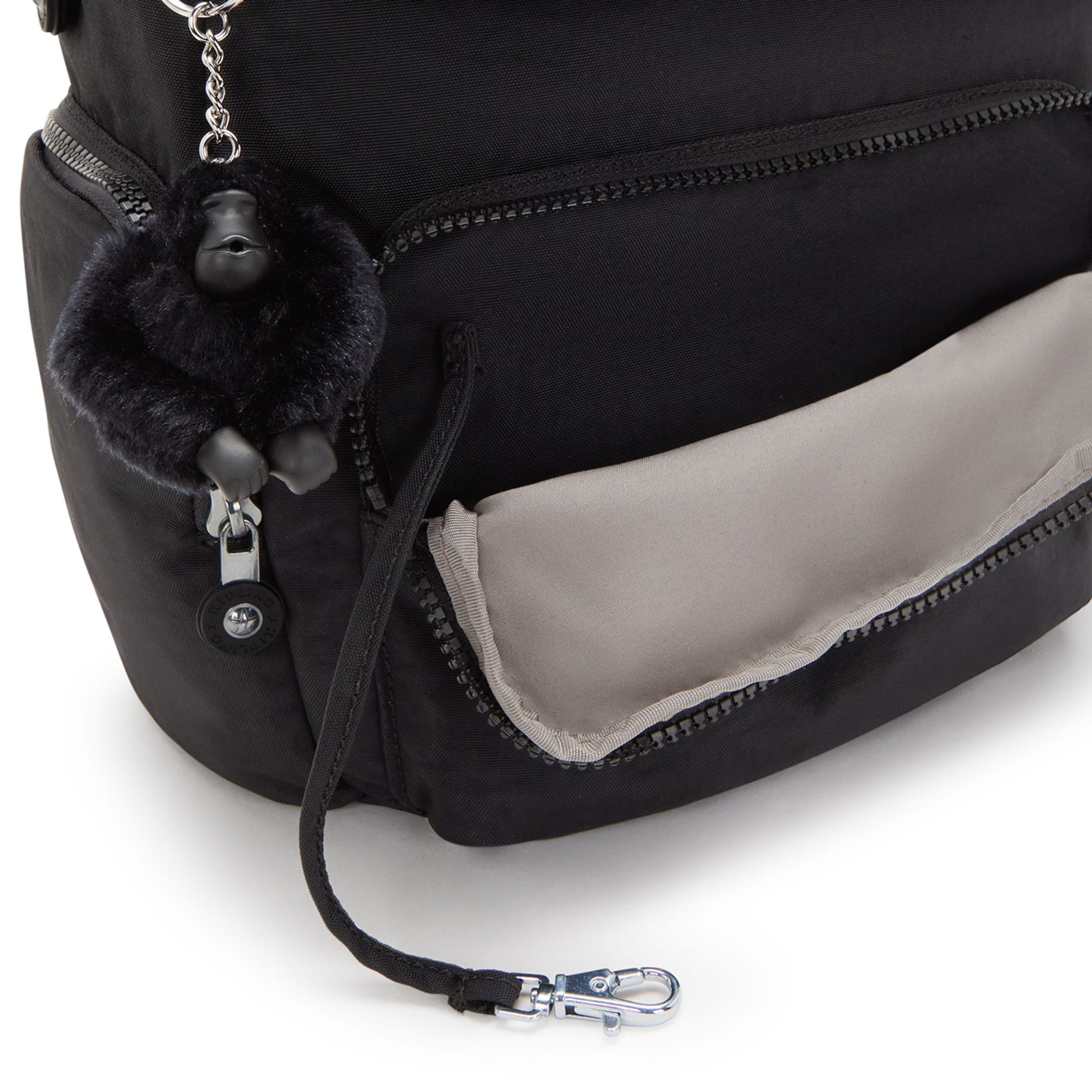 KIPLING City Zip S City Rucksack S 33.5 cm in Schwarz