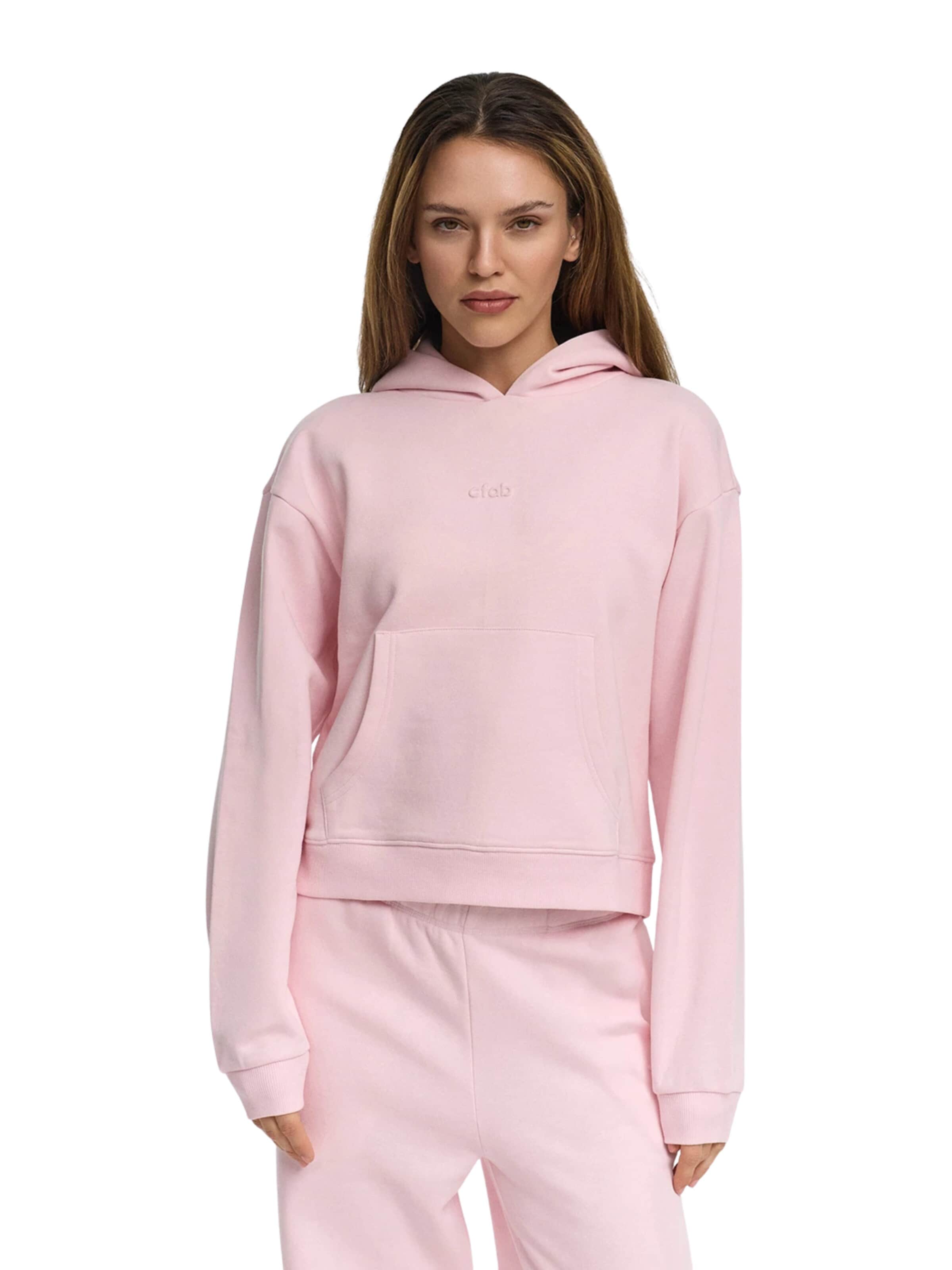 Sweat-shirt 'Classic' cfab en rose : devant