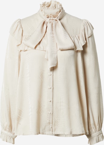 Suncoo Blouse in Beige: front