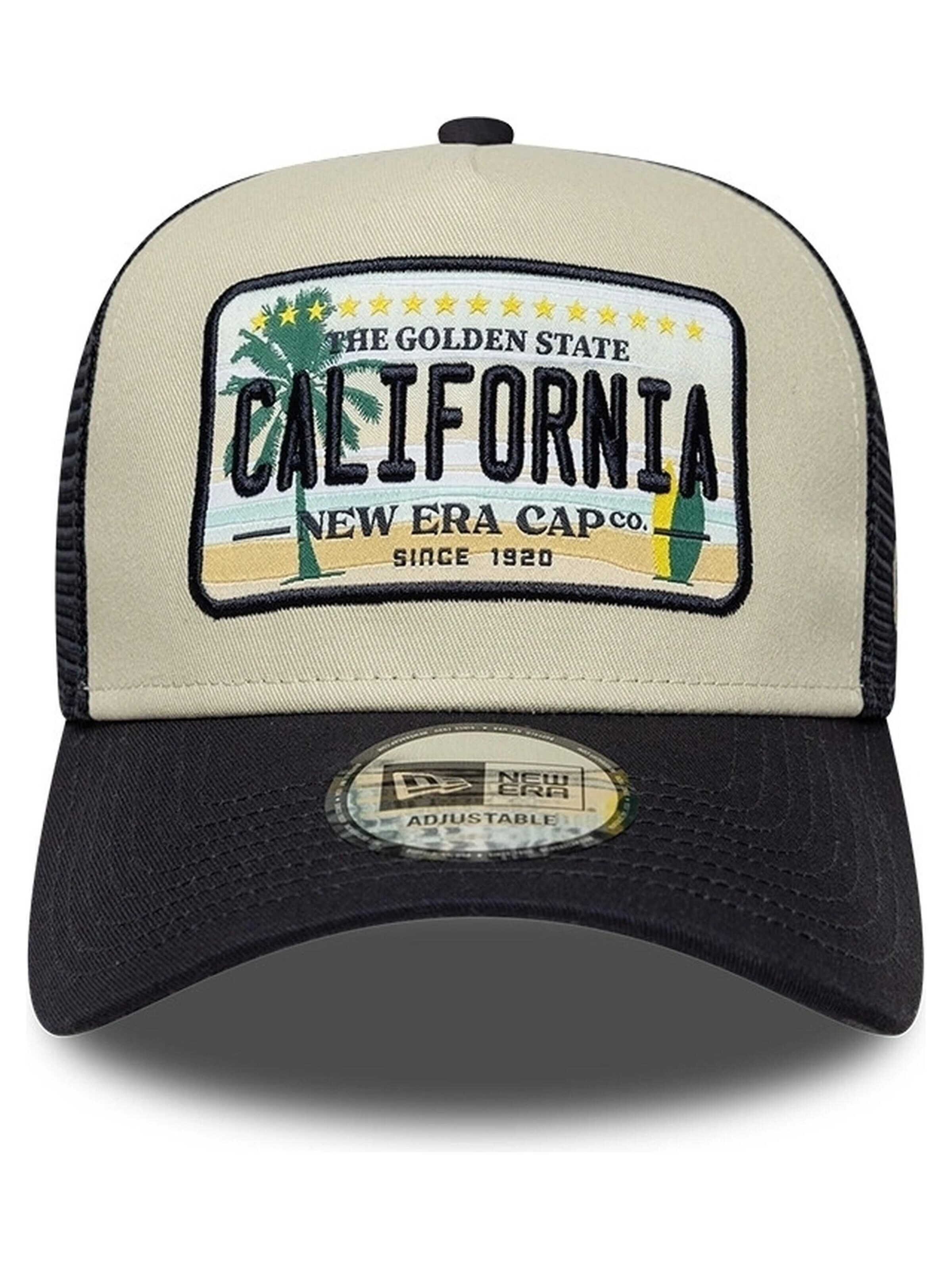 NEW ERA - Gorra 'Gorra new era marino california license plate trucker cap' en azul: frente
