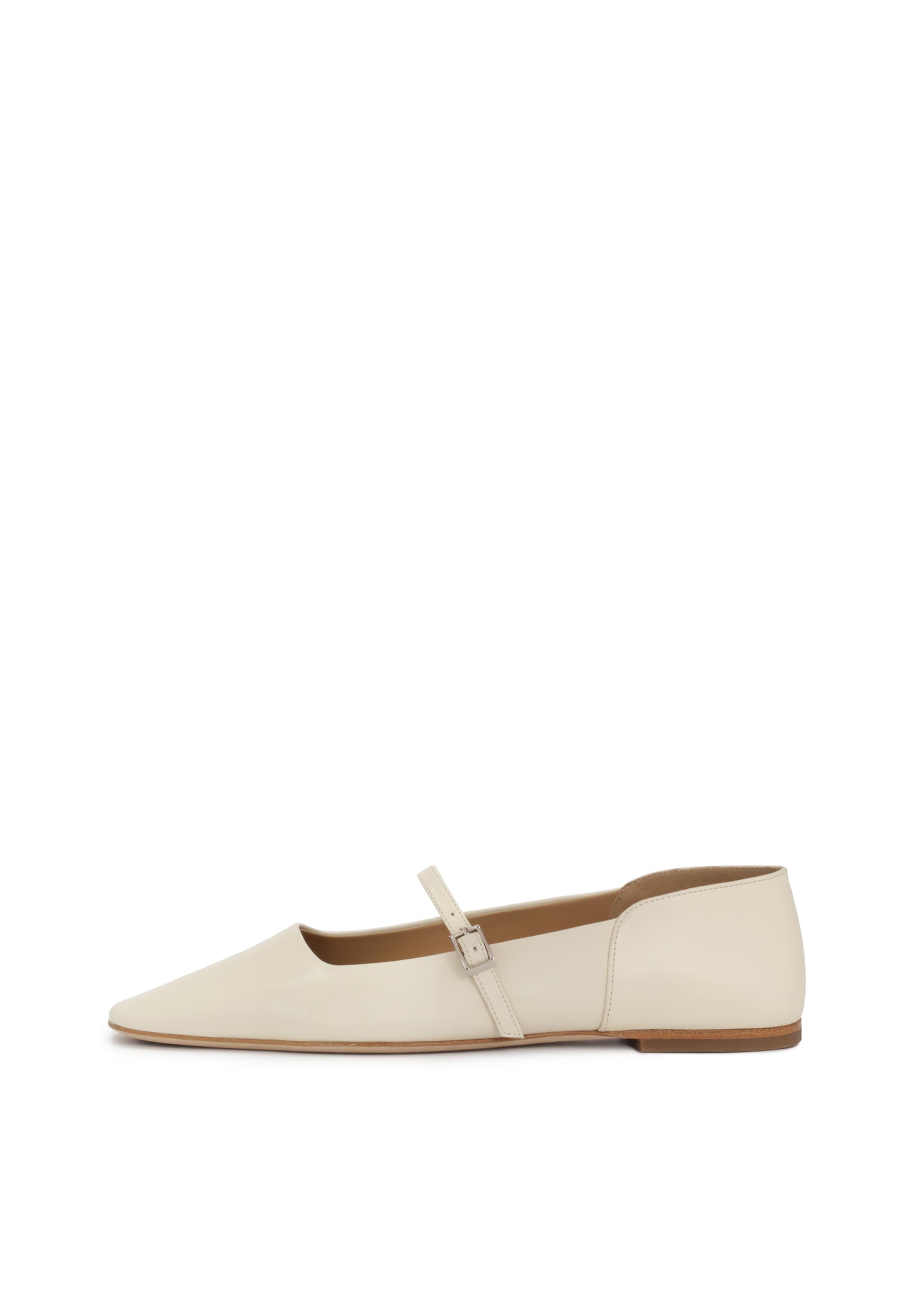 Kazar Studio Strap ballerina in Beige: front