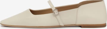 Kazar Studio Ballet Flats with Strap in Beige: front