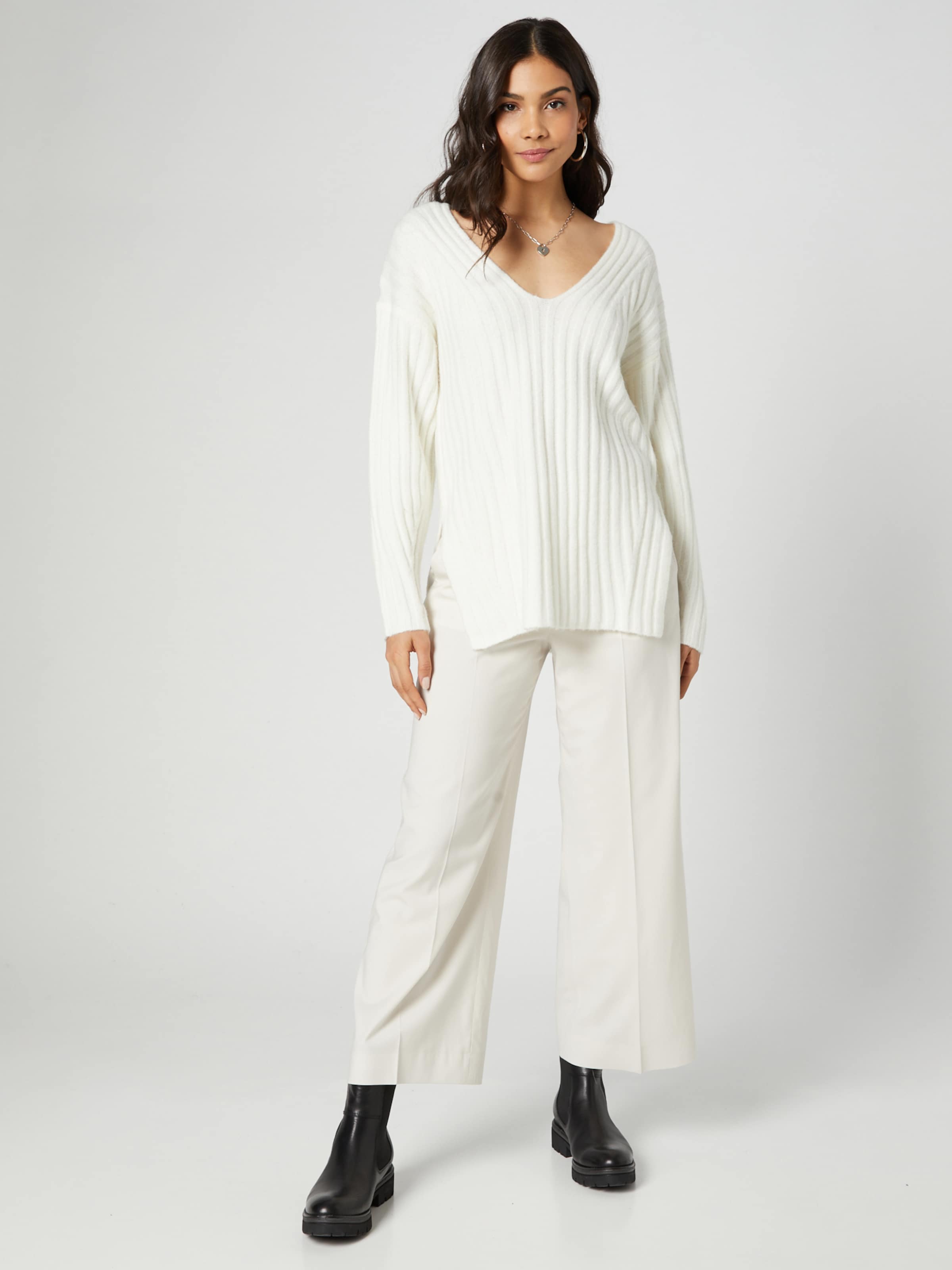 Frauen Pullover & Strick Guido Maria Kretschmer Collection Pullover 'Jolin' in Offwhite - PJ34925