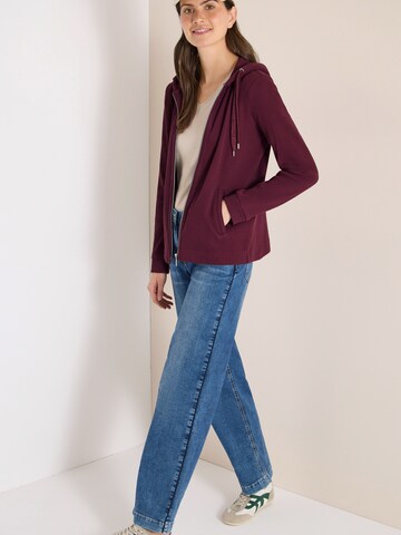 CECIL Zip-Up Hoodie in Red