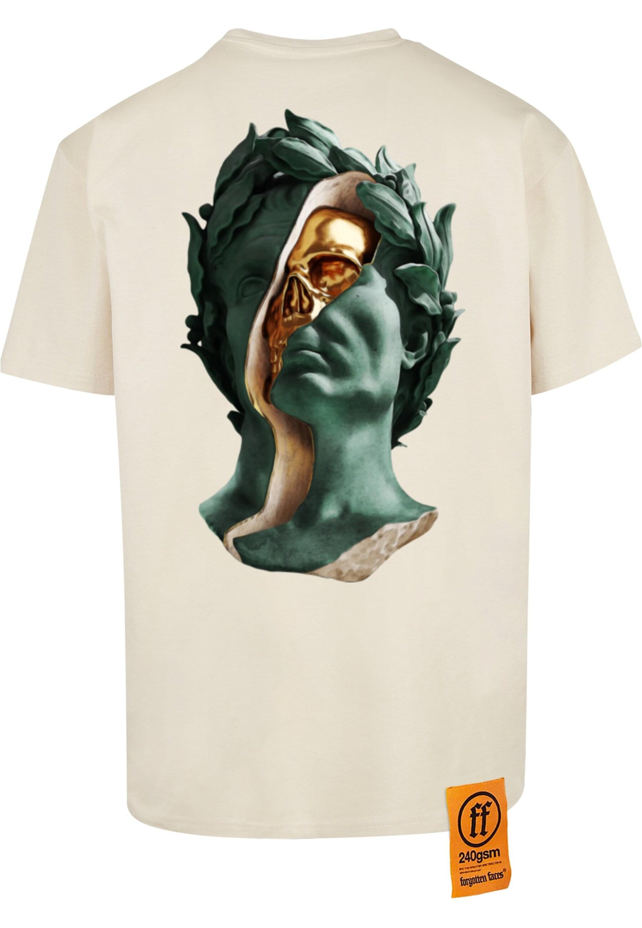 Forgotten Faces Koszulka 'Caesar' w kolorze beżowy