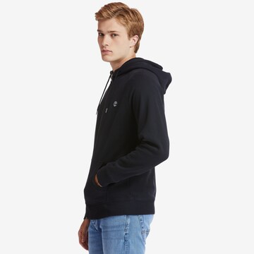 TIMBERLAND Zip-Up Hoodie in Black