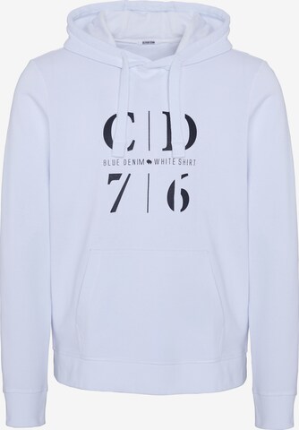 Colorado Denim Sweatshirt in White: front