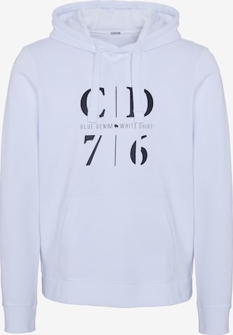 Colorado Denim Sweatshirt in White: front