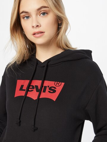 juoda LEVI'S ® Megztinis be užsegimo 'Graphic Standard Hoodie'