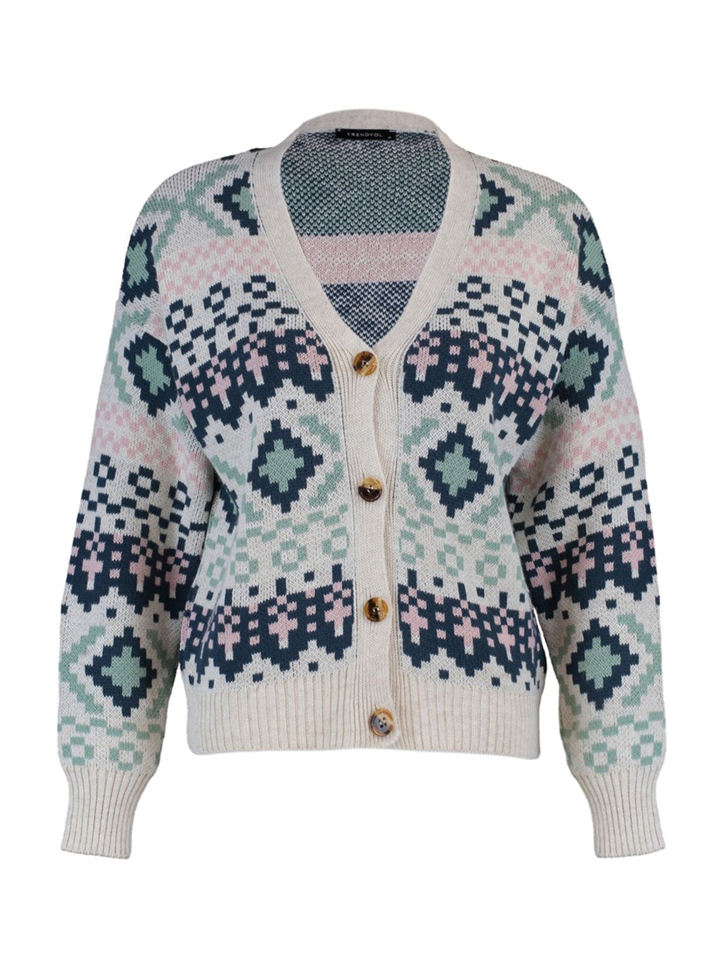 Cardigan Trendyol en gris : devant