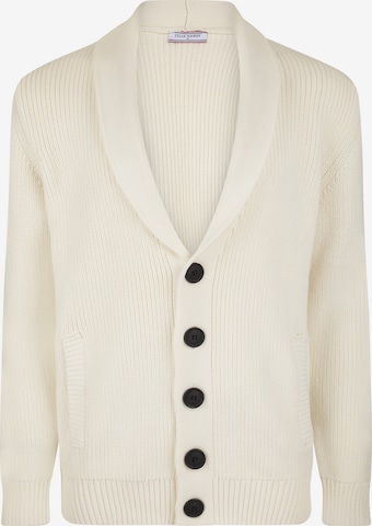 Vestes en maille Felix Hardy en beige : devant