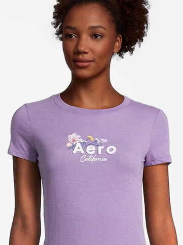 Tricou de la AÉROPOSTALE pe mov