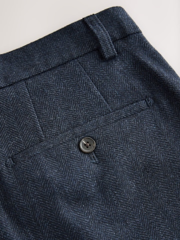 Next Regular Trousers with creases 'Nova Fides' in Blue