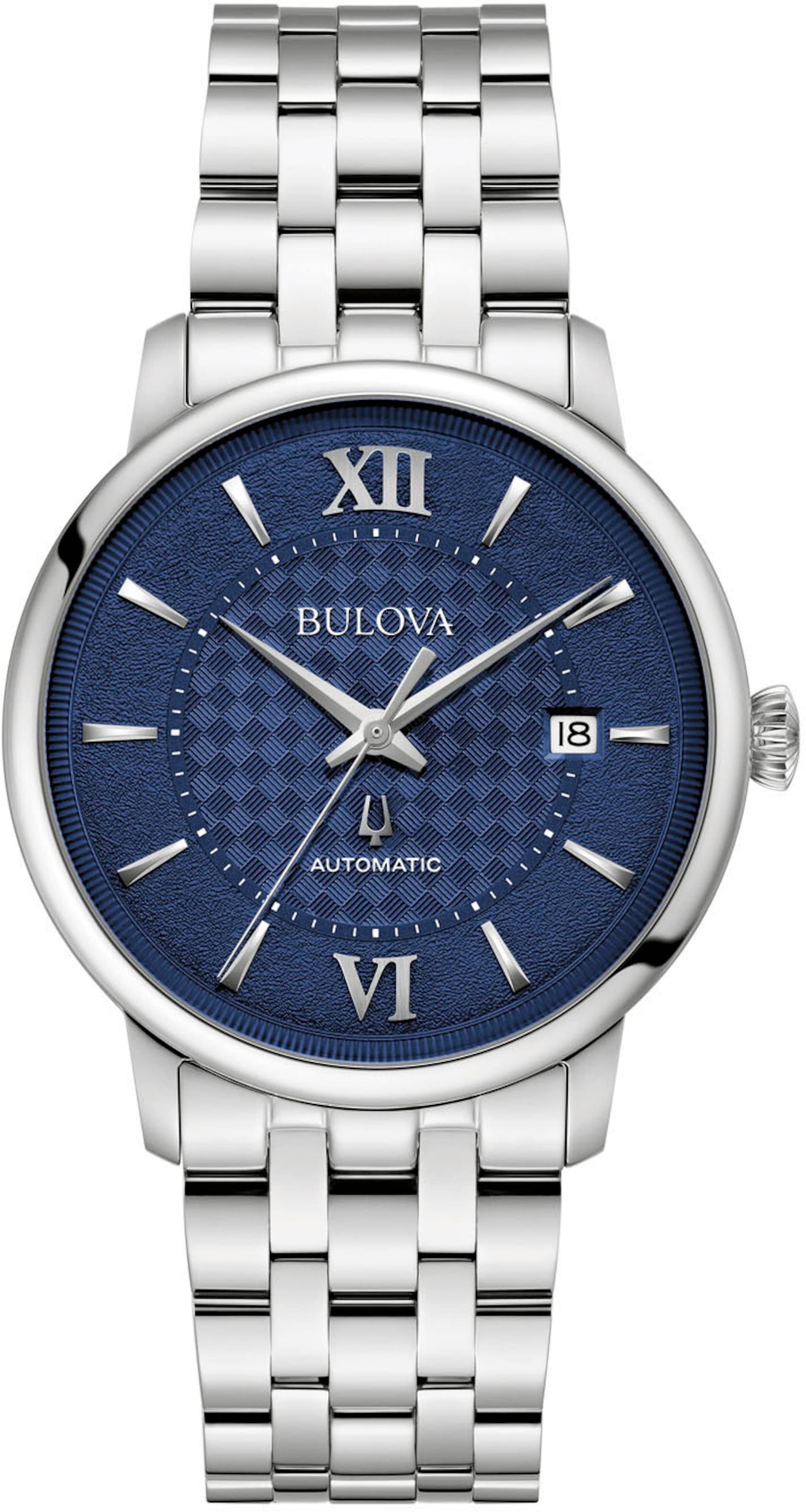 Bulova Uhr in Silber: Vorderseite