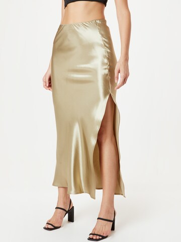 TOPSHOP Skirt in Brown: front