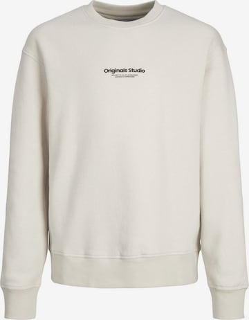 Jack & Jones Junior Sweatshirt in Grijs: voorkant