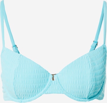 Lindex T-Shirt Bikinitop 'Senna' in Blau: predná strana