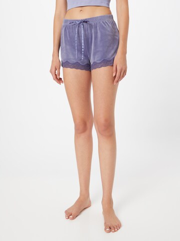 Pantalon de pyjama Hunkemöller en violet : devant