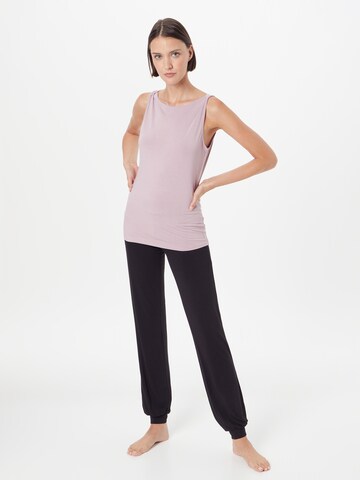 rožinė CURARE Yogawear Sportiniai marškinėliai be rankovių 'Flow'