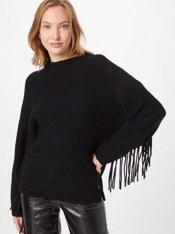 REPLAY Trui in Zwart: voorkant