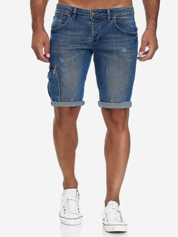 Tazzio Regular Jeans '19536' in Blauw: voorkant